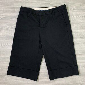 Gap Bermuda Shorts Sz 6 Black Pedal Pusher Capri Career Stretch Womens